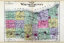 County Map, Wayne County 1904